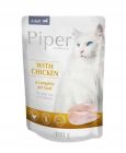 PIPER CAT kapsička pro kočky, kuřecí 100g