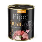 PIPER s křepelkou a brusinkami, konzerva pro psy 