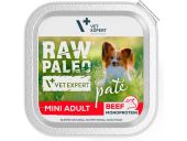 RAW PALEO PATÉ MINI ADULT BEEF - paštika z hovězího masa pro dospělé psy