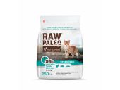 RAW PALEO Sterilised Cat - suché krmivo s kuřecím masem, tuňákem a lososem pro sterilizované dospělé